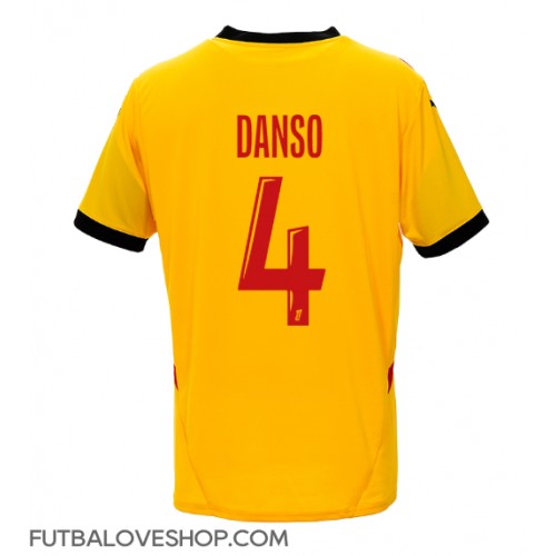 Dres RC Lens Kevin Danso #4 Domáci 2024-25 Krátky Rukáv